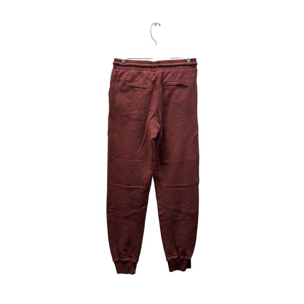 The Kooples Joggers Women's Size XS Burgundy Organic Cotton Logo Sweatpants - Picture 2 of 4
